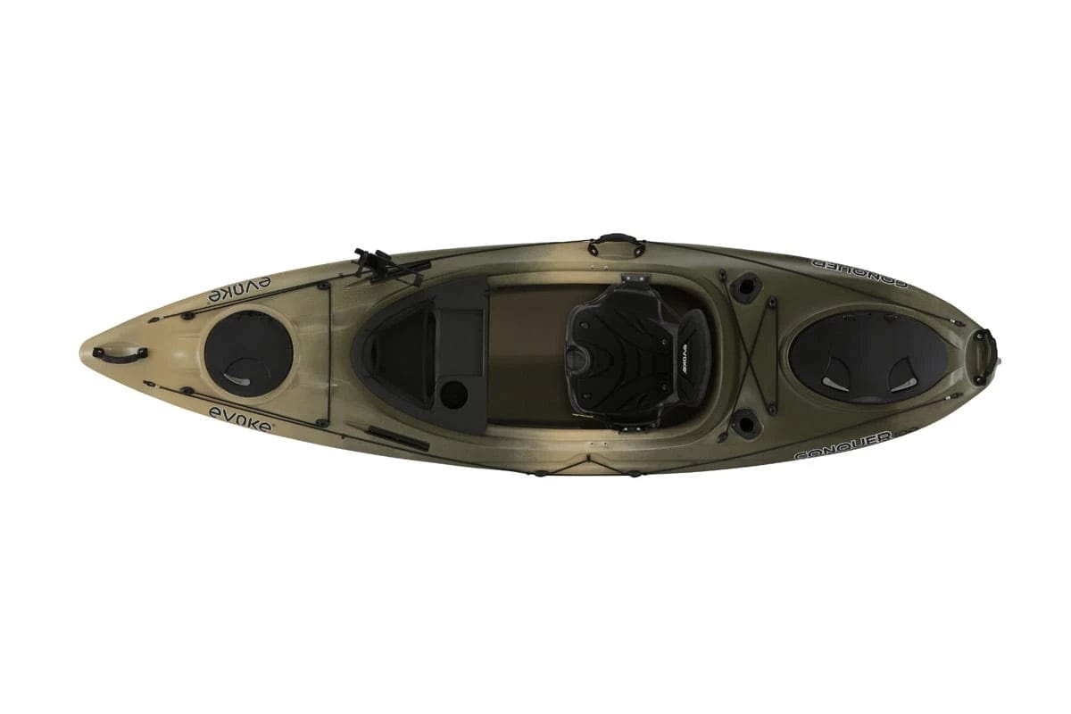 Conquer 100 Sit-In Fishing Kayak - 10FT / 2 COLOR OPTIONS