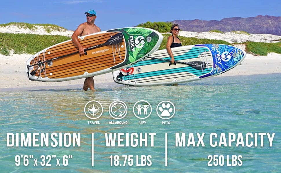 Huntington G4 Compact Paddle Board 9'6" / 2 COLOR OPTIONS