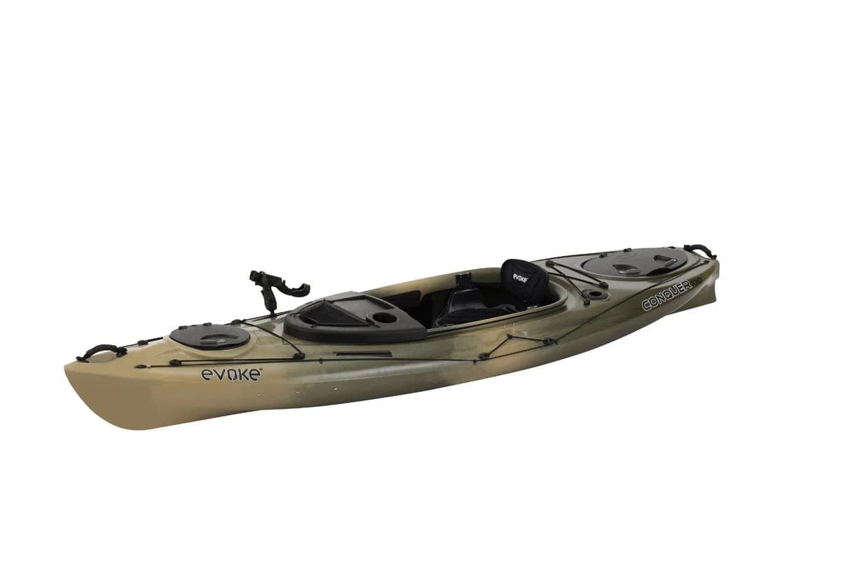 Conquer 100 Sit-In Fishing Kayak - 10FT / 2 COLOR OPTIONS